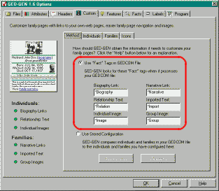 Method 1: Facts in GEDCOM File