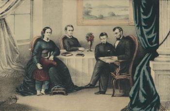 Lincoln at home Lincoln at home