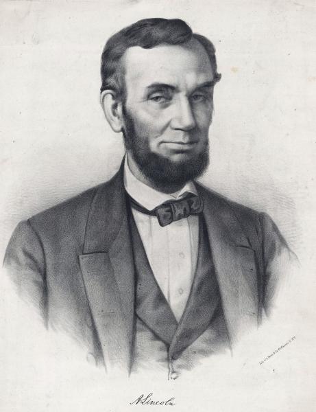 Portrait of Lincoln based on Gardner photograph Portrait of Lincoln based on Gardner photograph