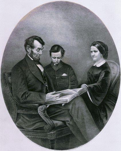 President Lincoln at home President Lincoln at home